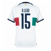 Portugal Rafael Leao #15 Replica Away Shirt World Cup 2022 Short Sleeve